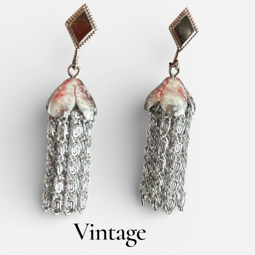 Vintage 70’s Sara Coventry Jellyfish Retro
Earrings-Signed